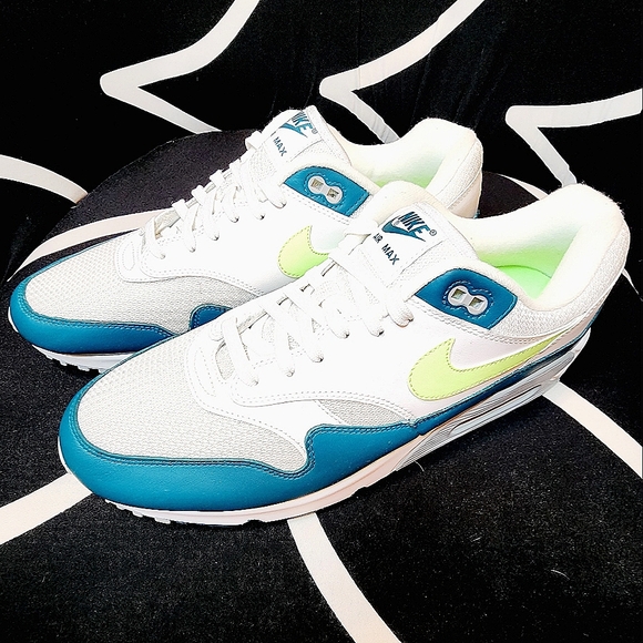 Nike Air Max 90/1 Spruce Lime White New Size 12 AJ7695-103 - Picture 1 of 12